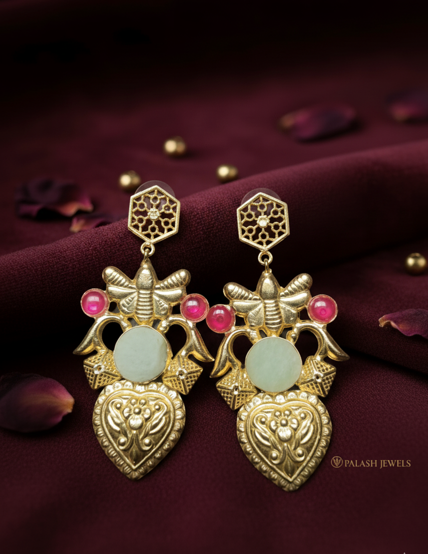 Golden-Bee-Heart-Drops