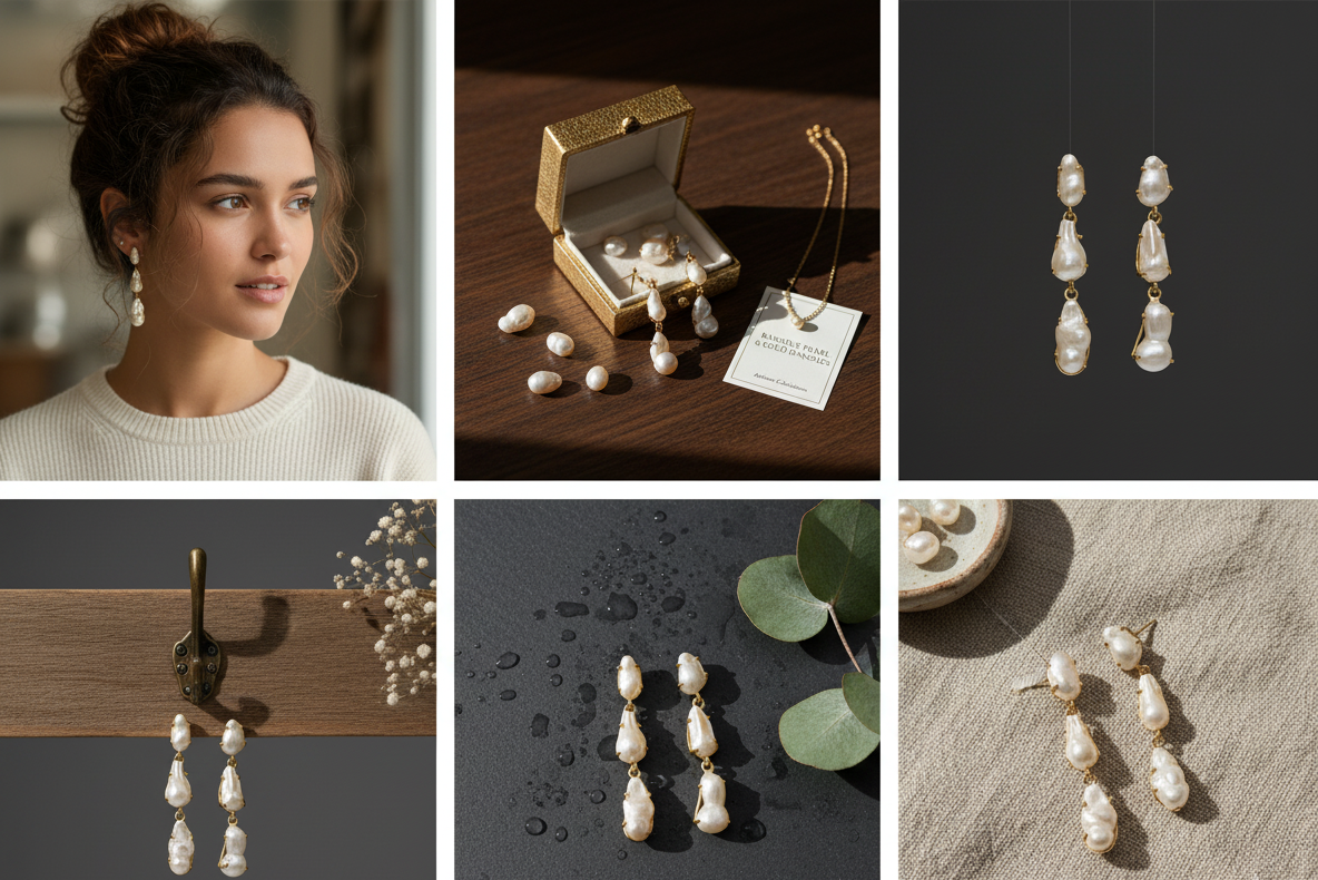 Golden Link Baroque Pearl