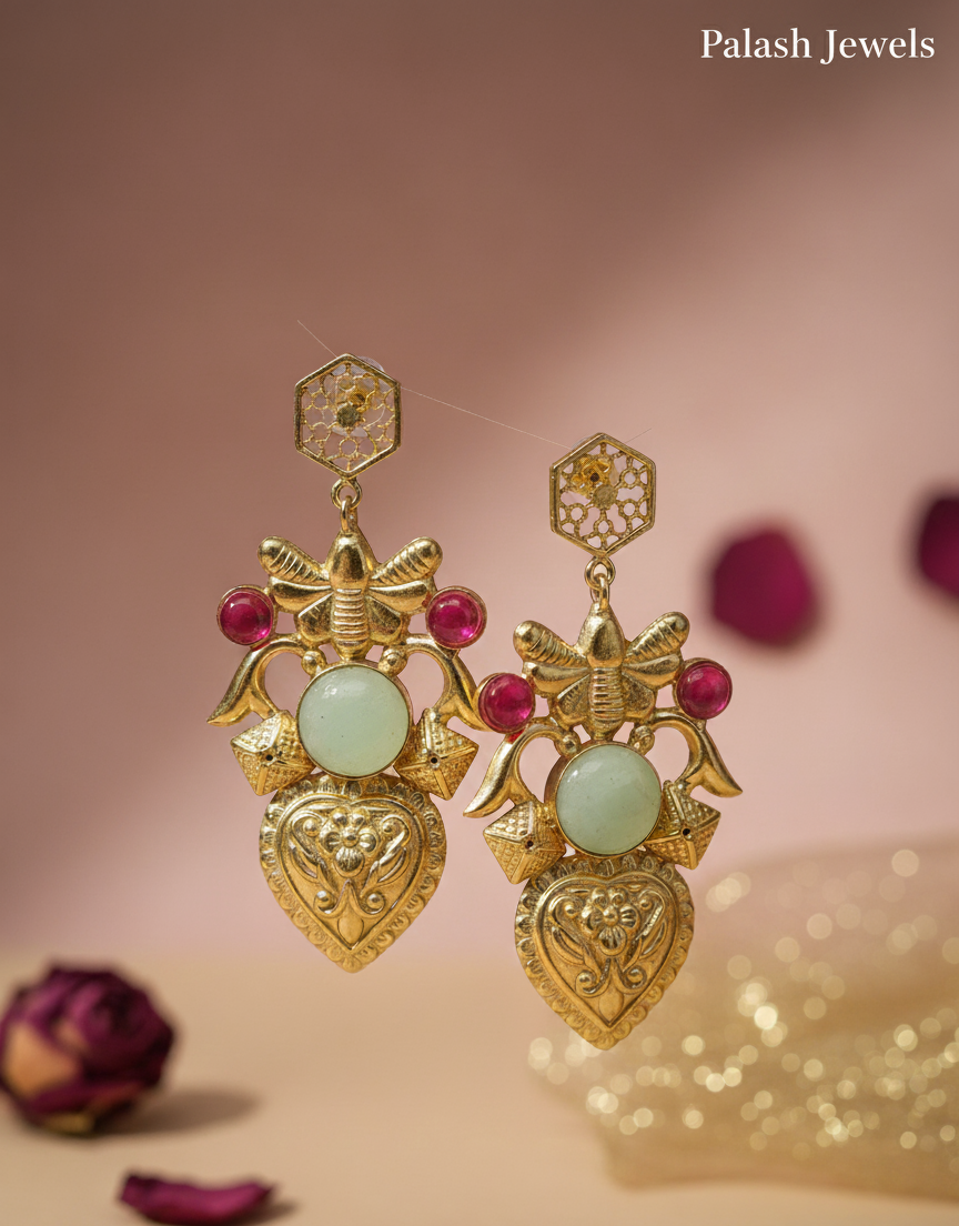 Golden-Bee-Heart-Drops