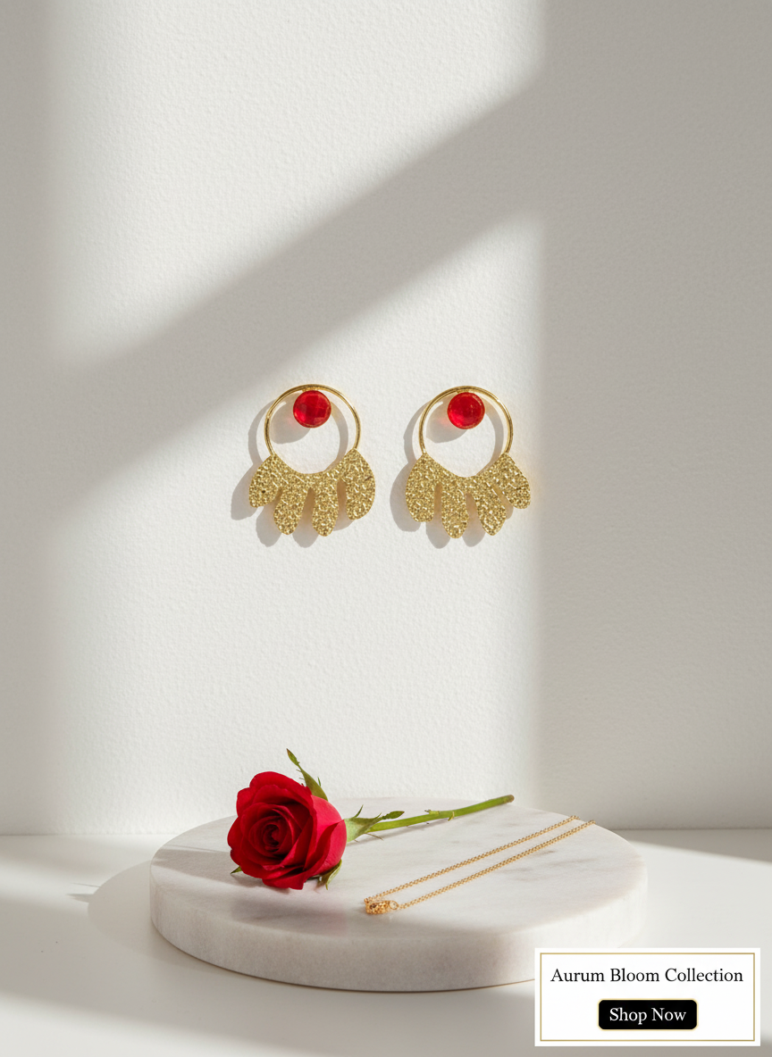 Hammered  Sunburst Earrings